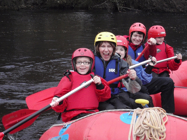  rafting with the kids 